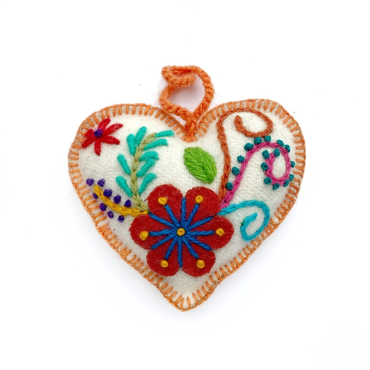 Wool Ornament-Heart