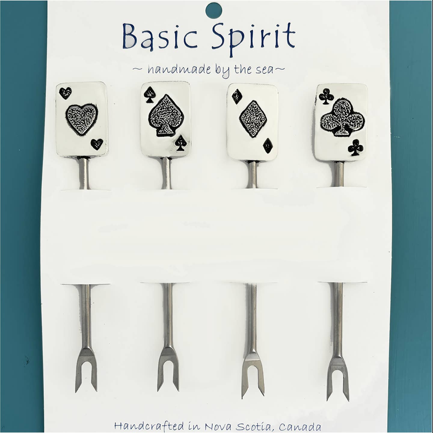 Appetizer Pick Set-Aces Cards