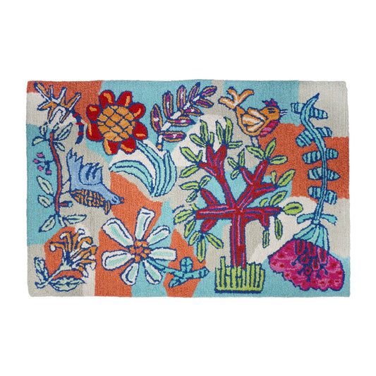 Backyard Bloomer Rug