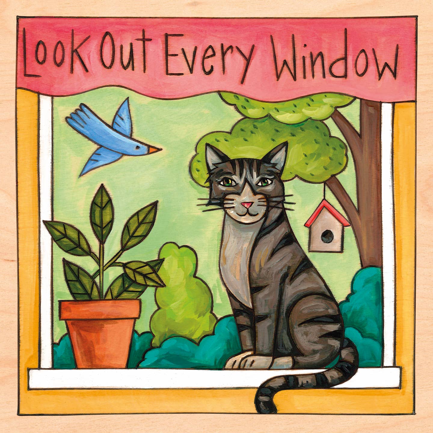Chandler Plaque-Tabby Cat