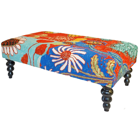 Vibrant Blooms Bench