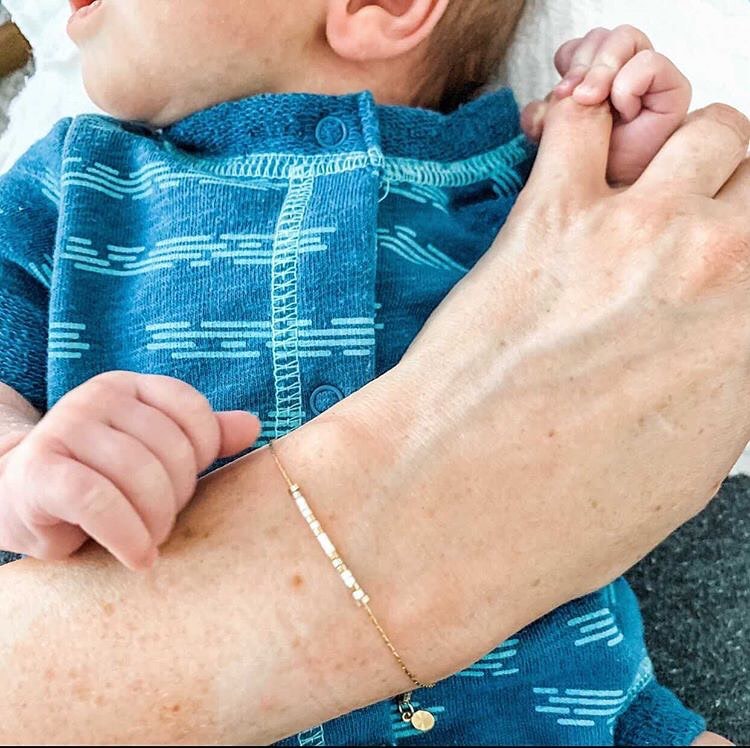 Morse Code Bracelet-Love You Mom