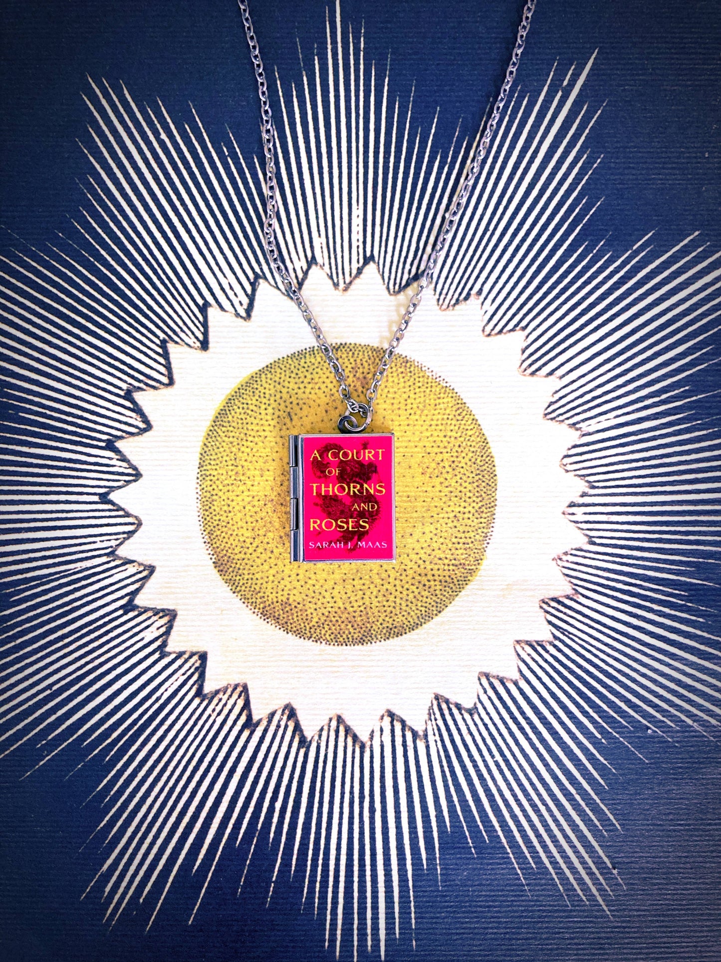 Book Locket-A Court of Thorns and Roses