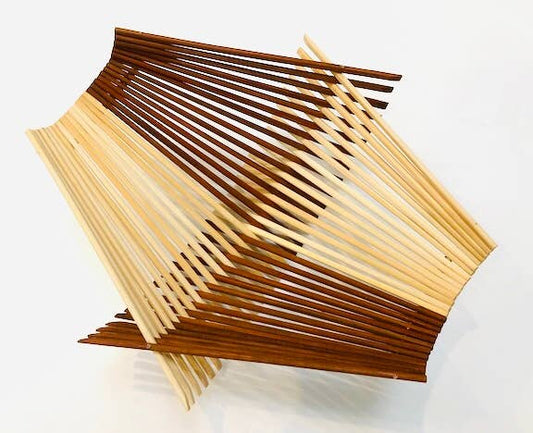 Folding Chopstick Basket-Large Natural/Tea