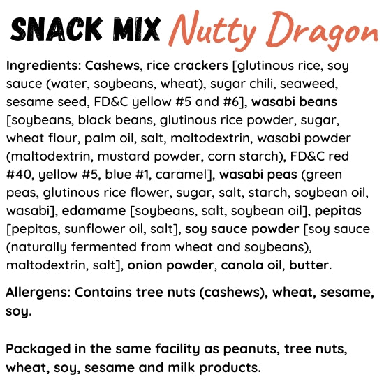 Nutty Dragon Asian Snack Mix