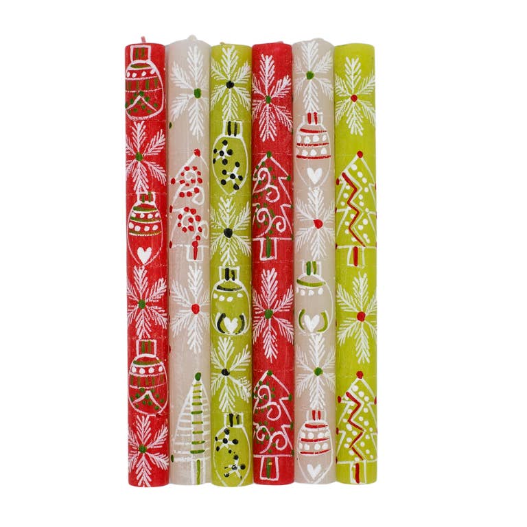 Taper Candles-Whimsy Christmas