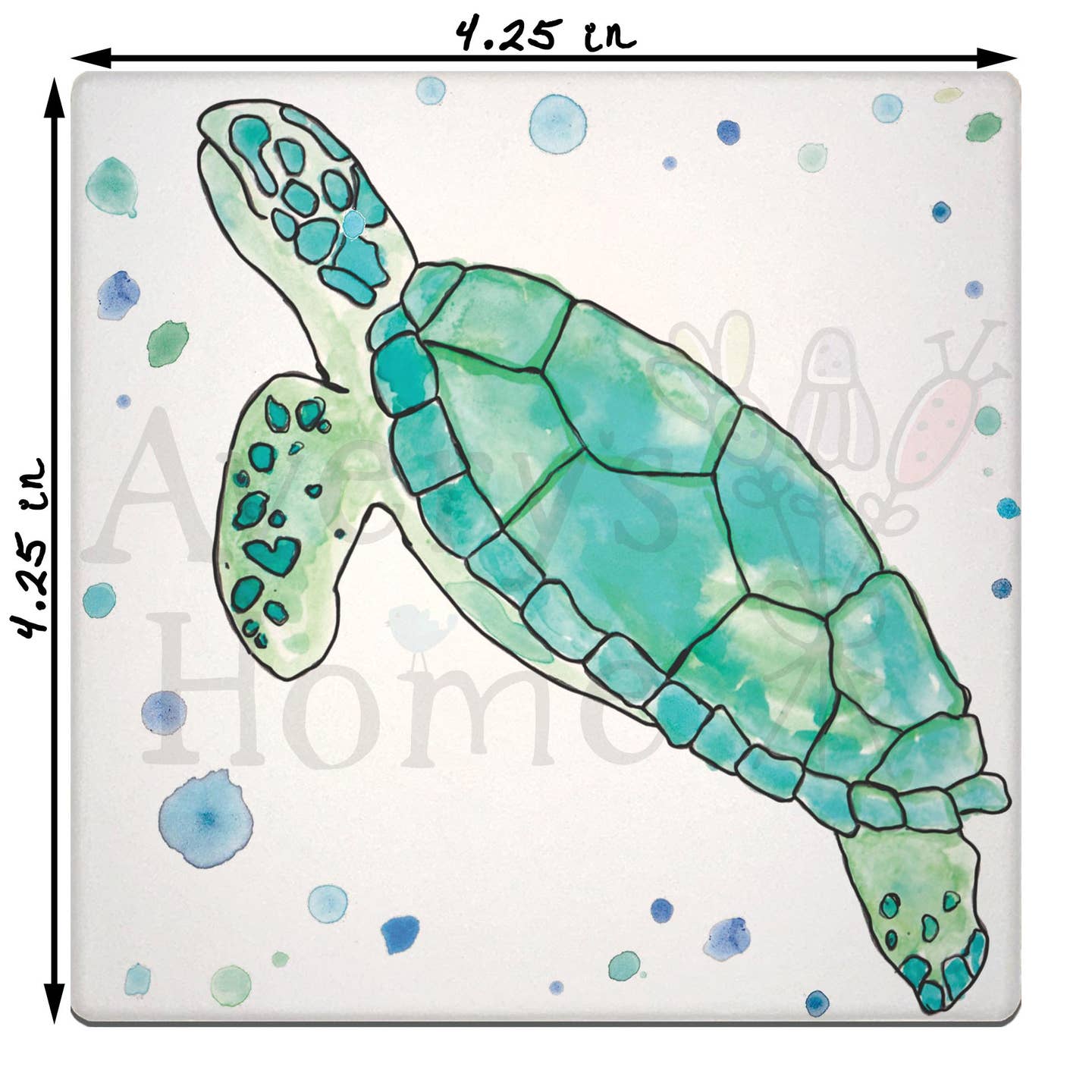 Coaster-Green Sea Turtle