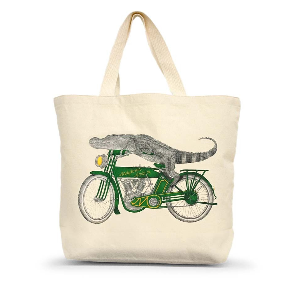 Alligator Tote Bag-Charlie Bonaventure