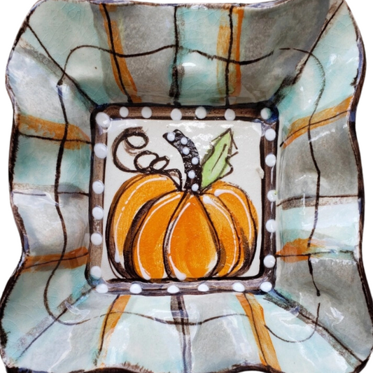 Condiment Bowl-Fall Pumpkin