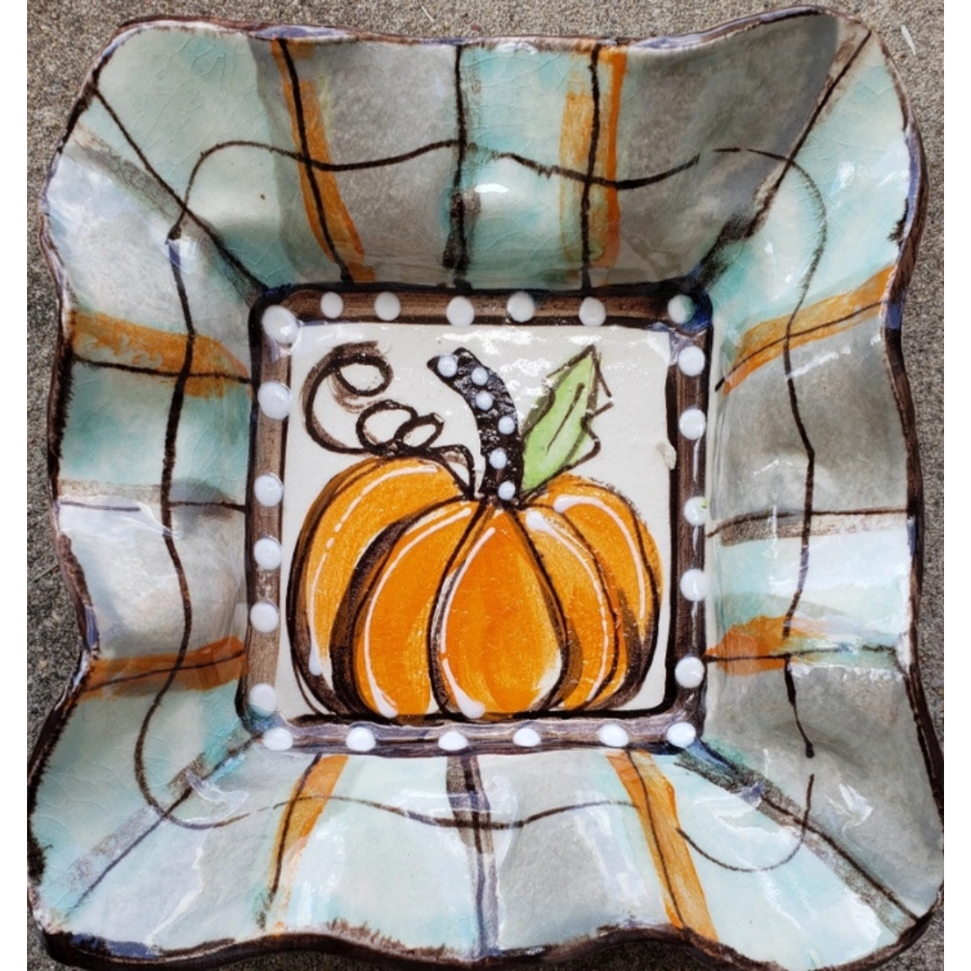 Condiment Bowl-Fall Pumpkin