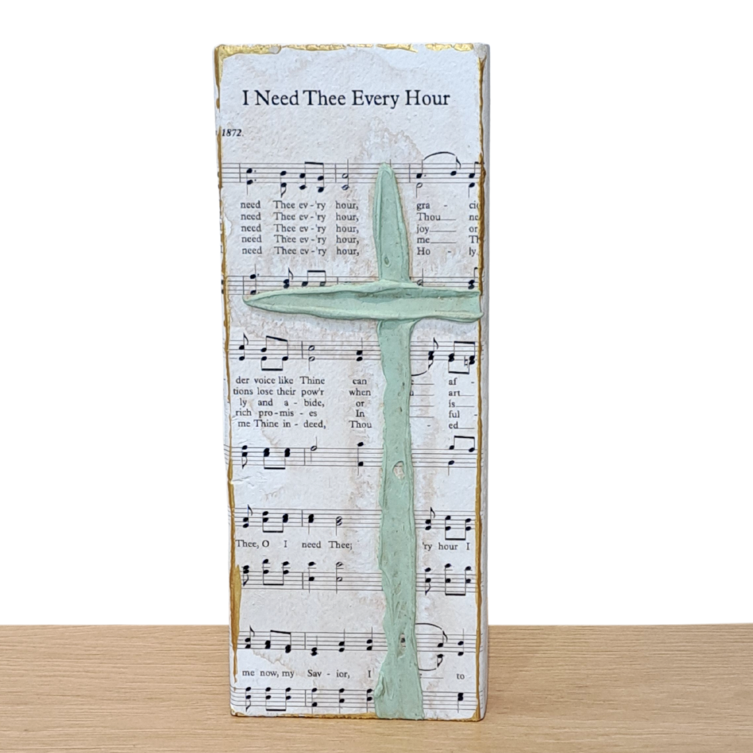 Sheet Music Art-Med Cross