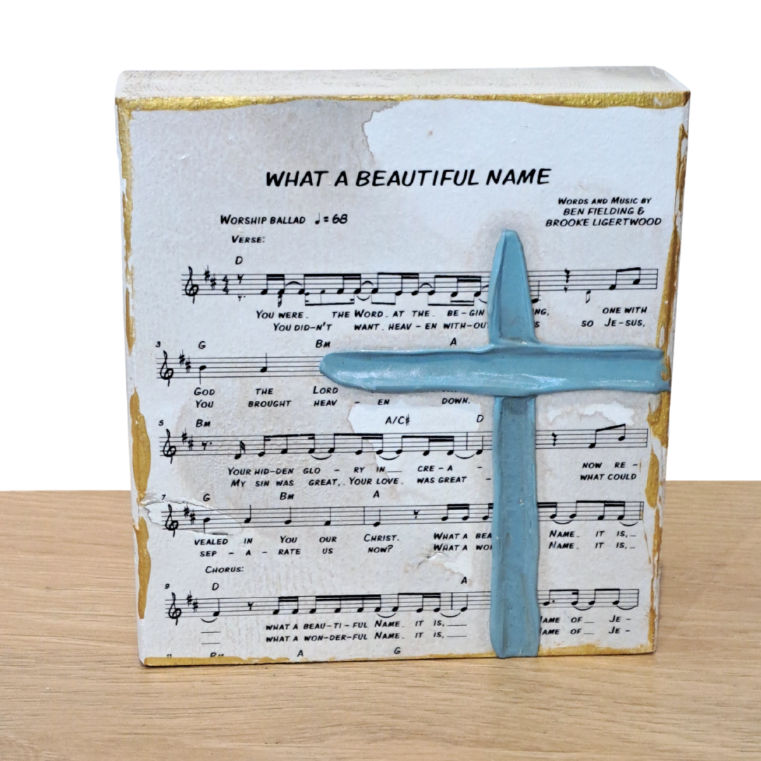 Sheet Music Art- Sm Cross