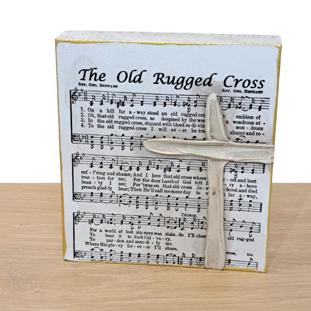 Sheet Music Art- Sm Cross