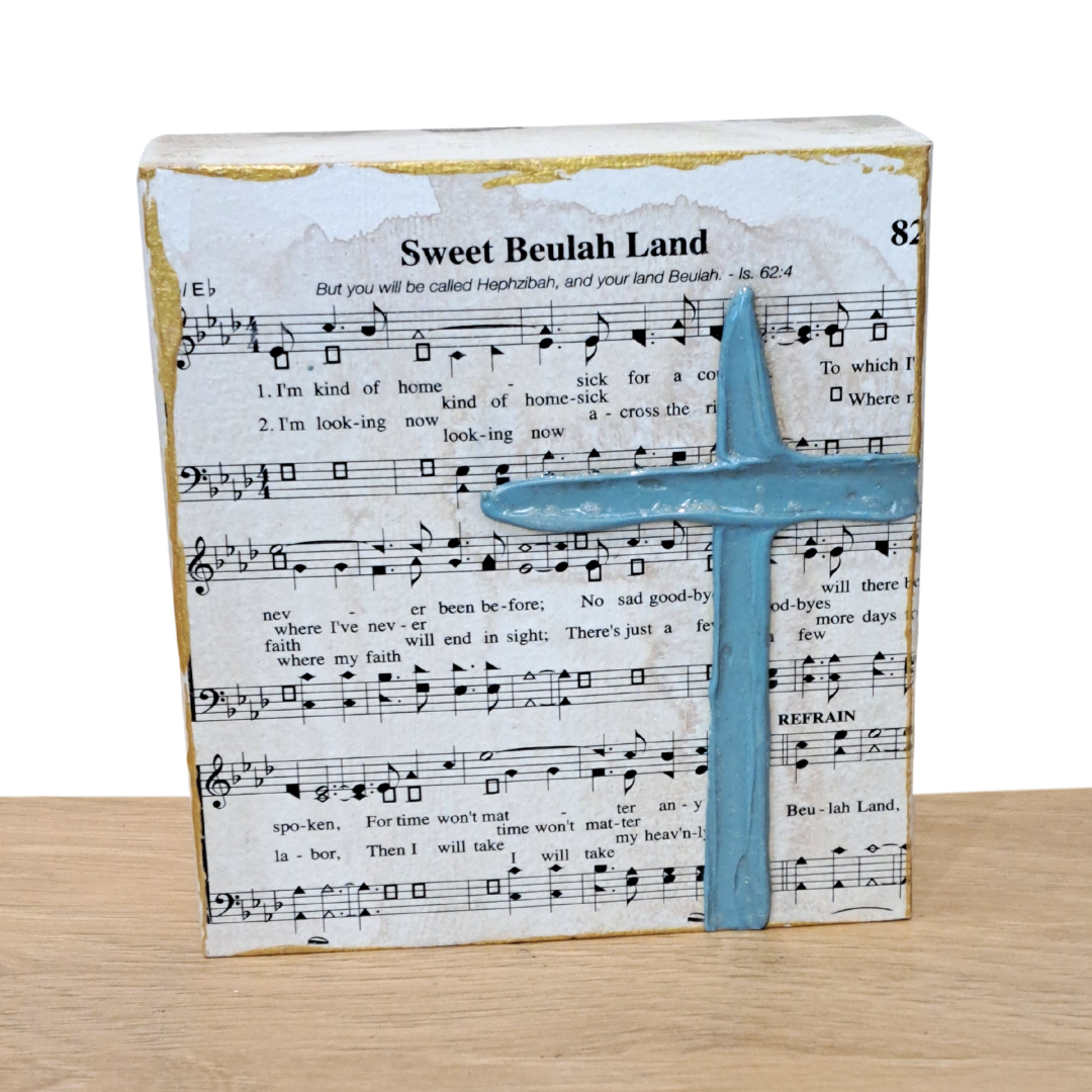 Sheet Music Art- Sm Cross