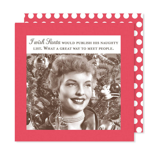 Naughty List Napkins