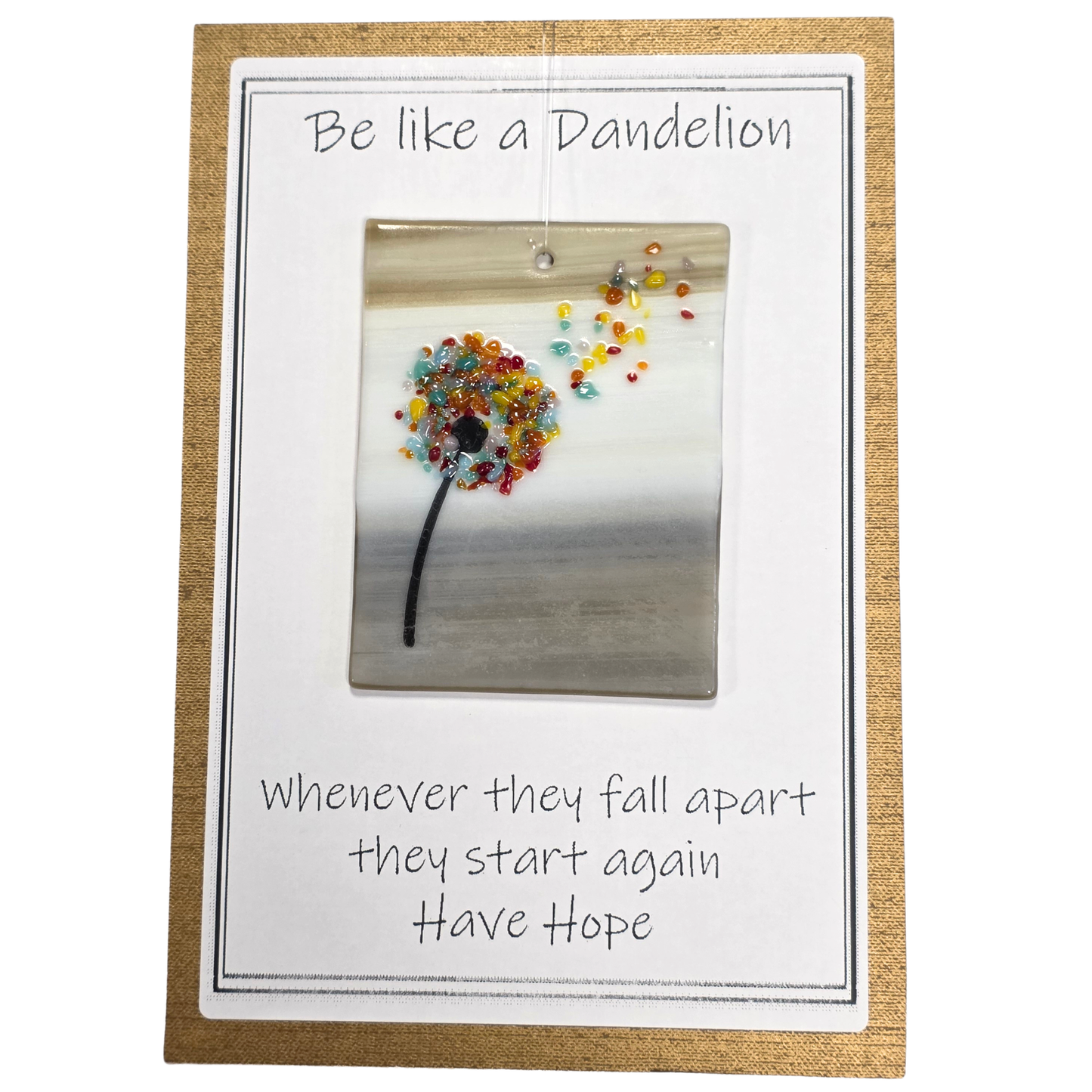 Suncatcher Card-Dandelion