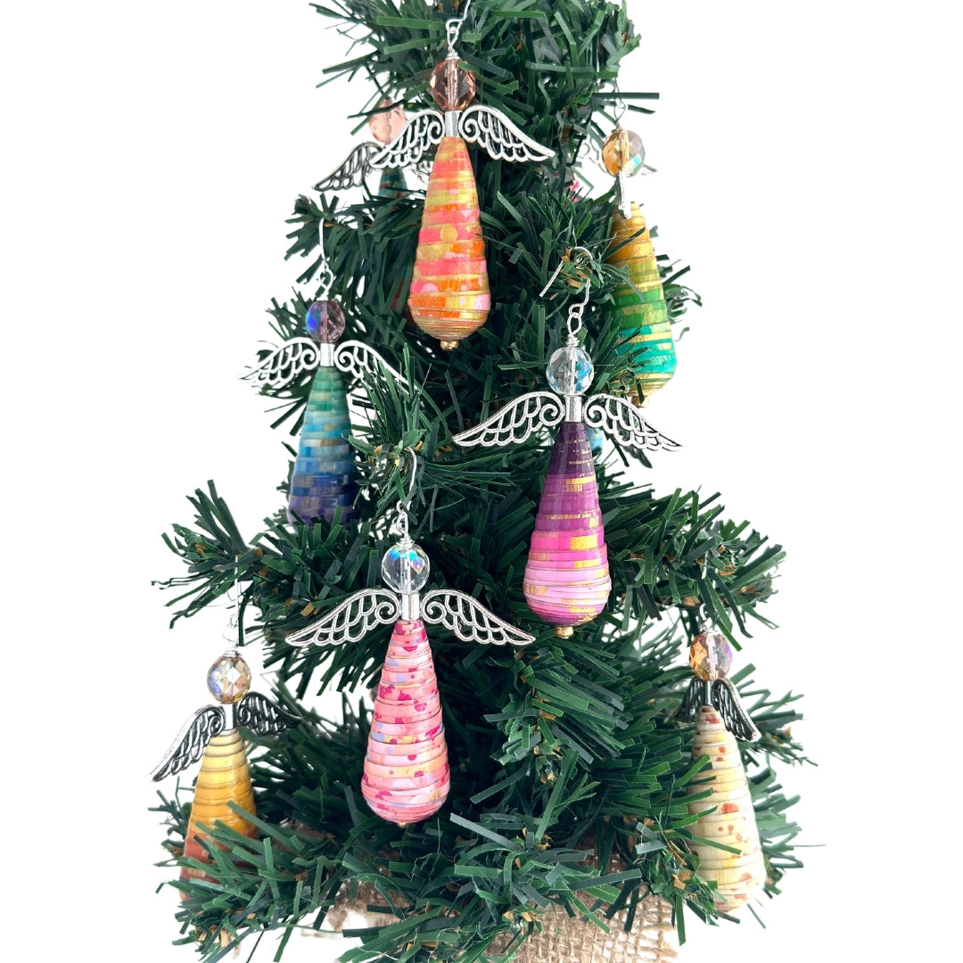 Paper Bead Angel Ornament