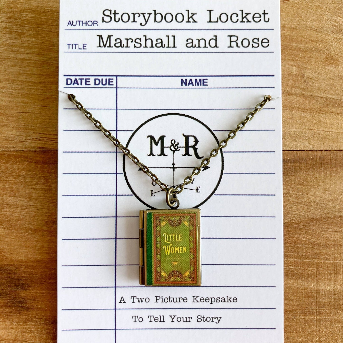 Book Locket-Little Women
