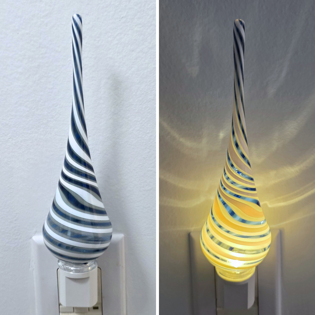 Glass Nightlight-Teardrop