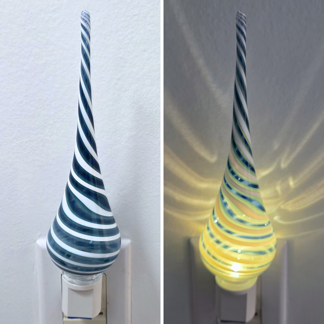 Glass Nightlight-Teardrop