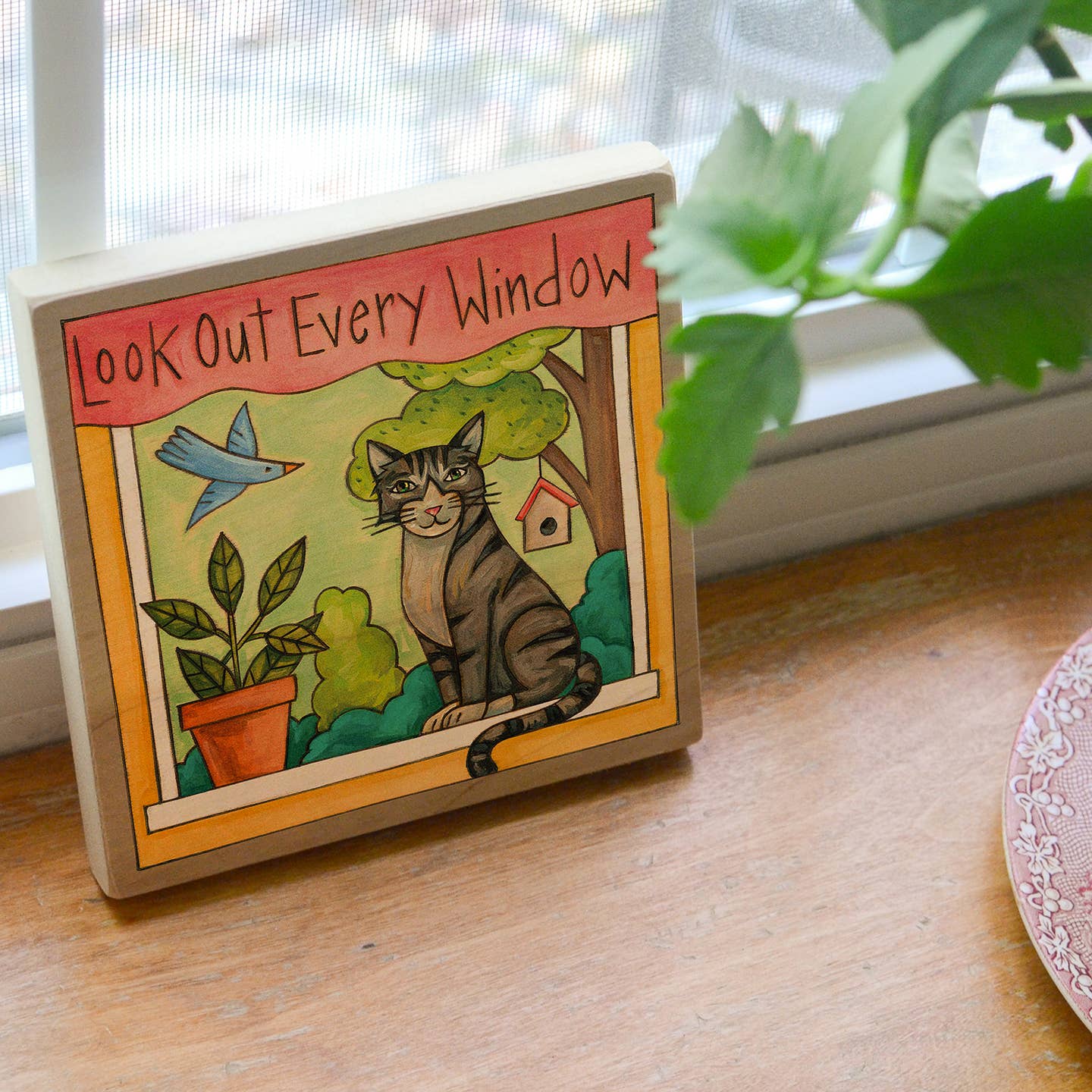 Chandler Plaque-Tabby Cat
