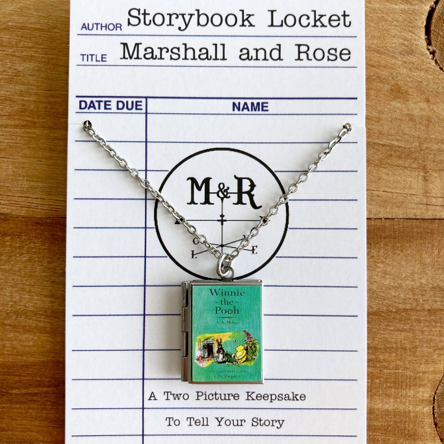 Book Locket-Winnie the Pooh