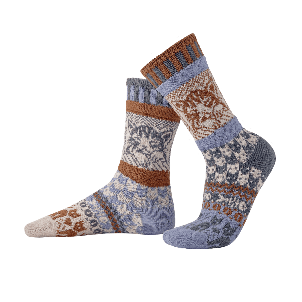 Mismatched Crew Socks-Cat Rescue
