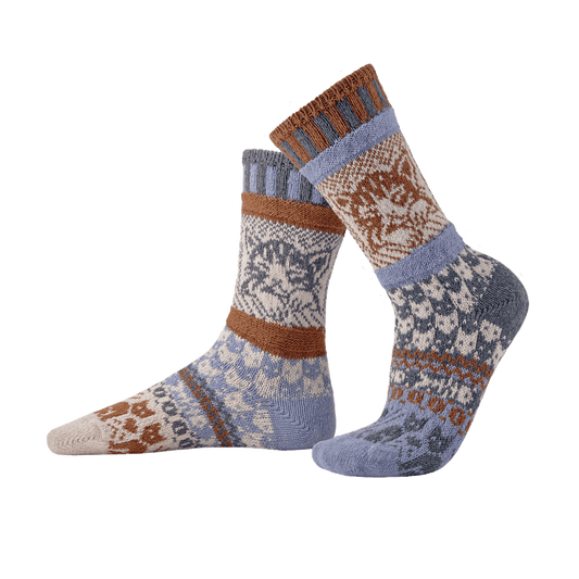 Mismatched Crew Socks-Cat Rescue