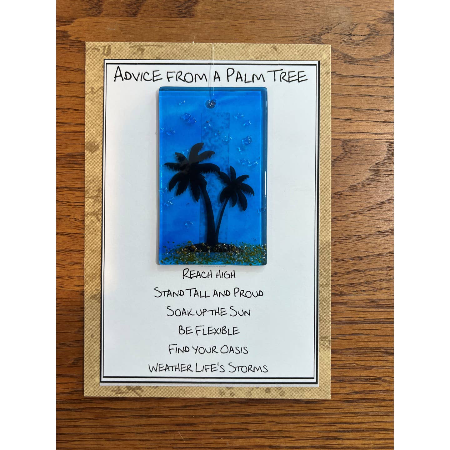 Suncatcher Card-Palm Tree