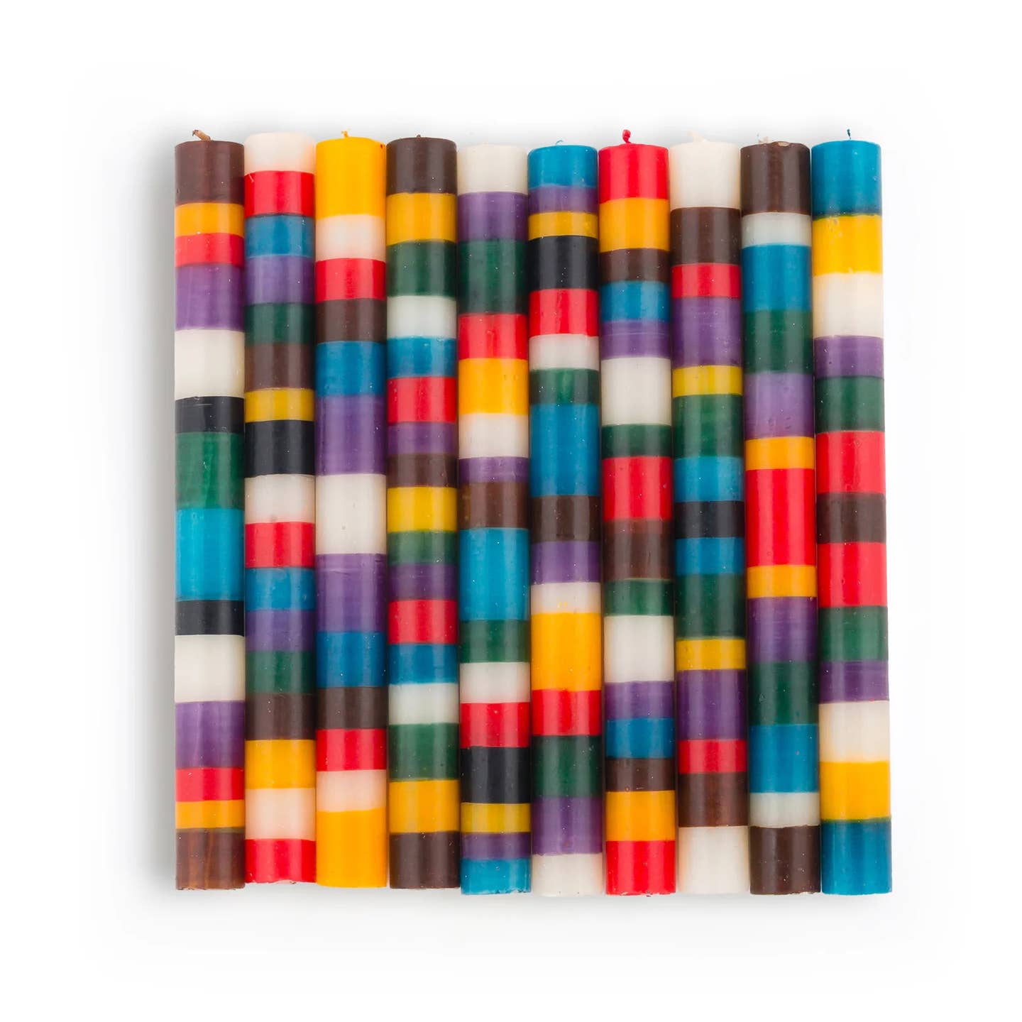 Taper Candles-Memphis Stripe