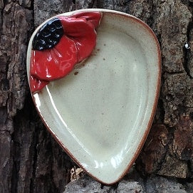 Spoon Poppy Pattern Spoon Rest-Poppy – Random Acts Of Art