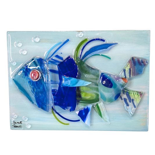 Fish Glass Wall Art-Mini