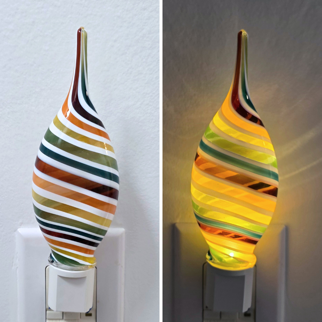 Glass Nightlight-Flame