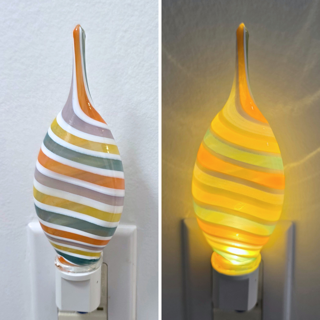 Glass Nightlight-Flame