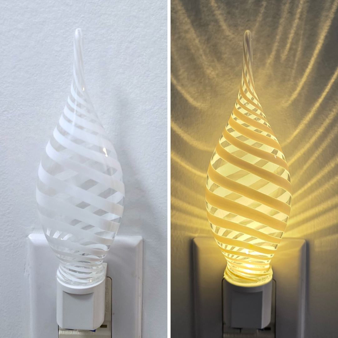 Glass Nightlight-Flame