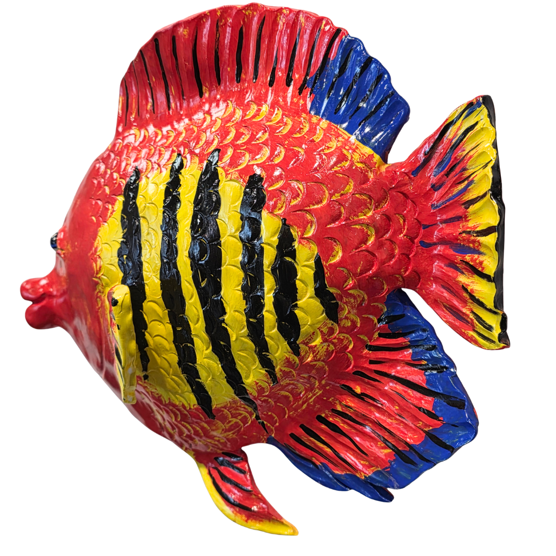 Fish Wall Sculpture-Flame Angelfish