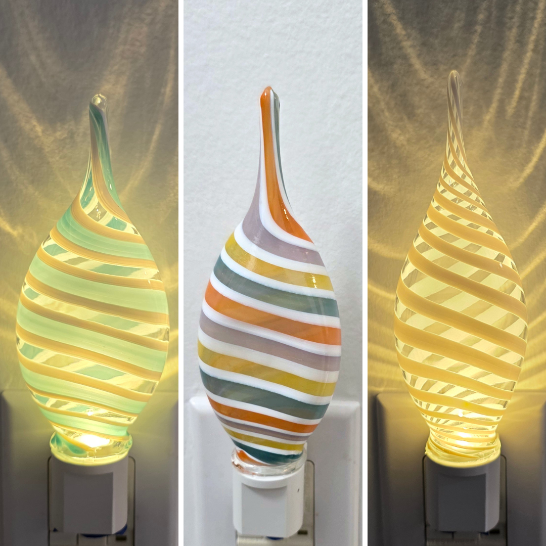 Glass Nightlight-Flame