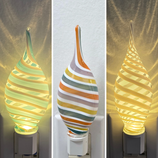 Glass Nightlight-Flame