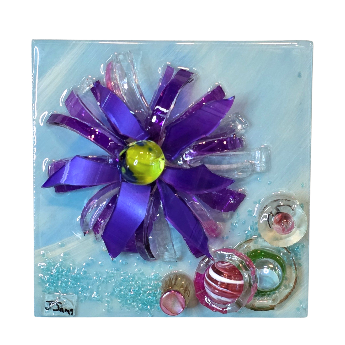 Shattered Glass-Flower