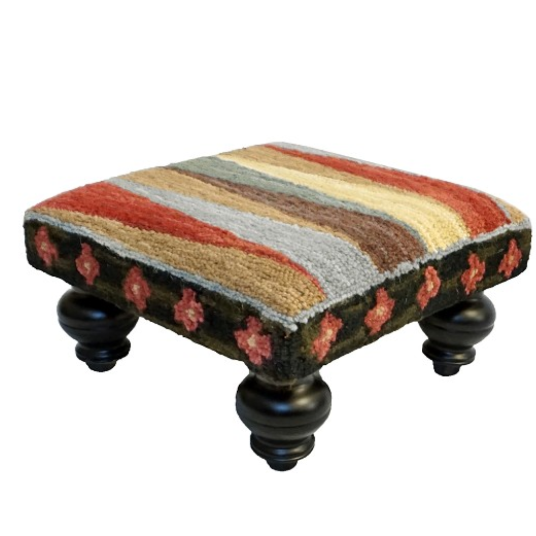 Pinwheel Footstool