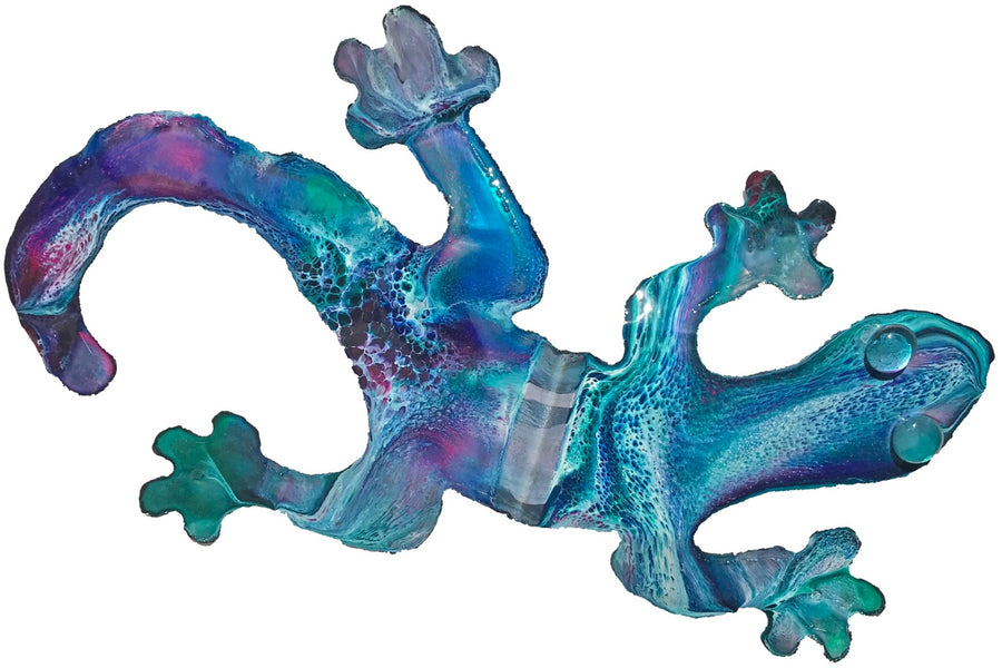 Gecko Tin Roof Wall Art