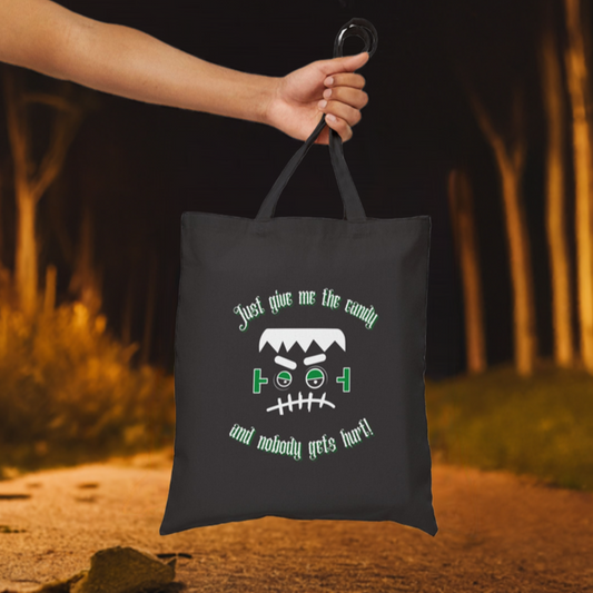 Halloween Tote Bag-Just Give Me the Candy