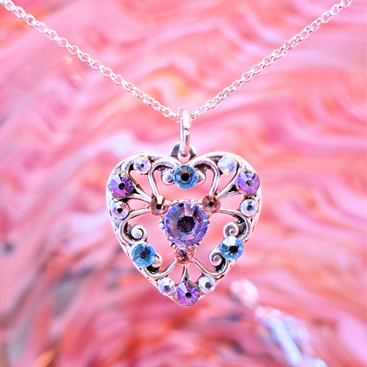 Pastel Heart Necklace