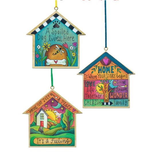 House Ornaments-Set of 3