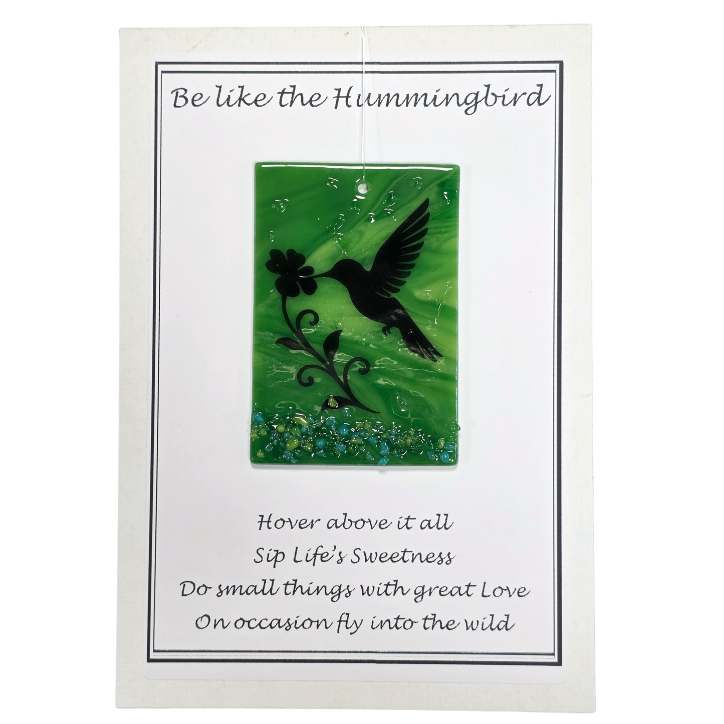 Suncatcher Card-Hummingbird