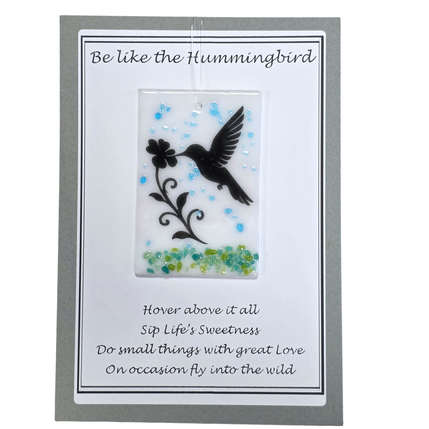 Suncatcher Card-Hummingbird