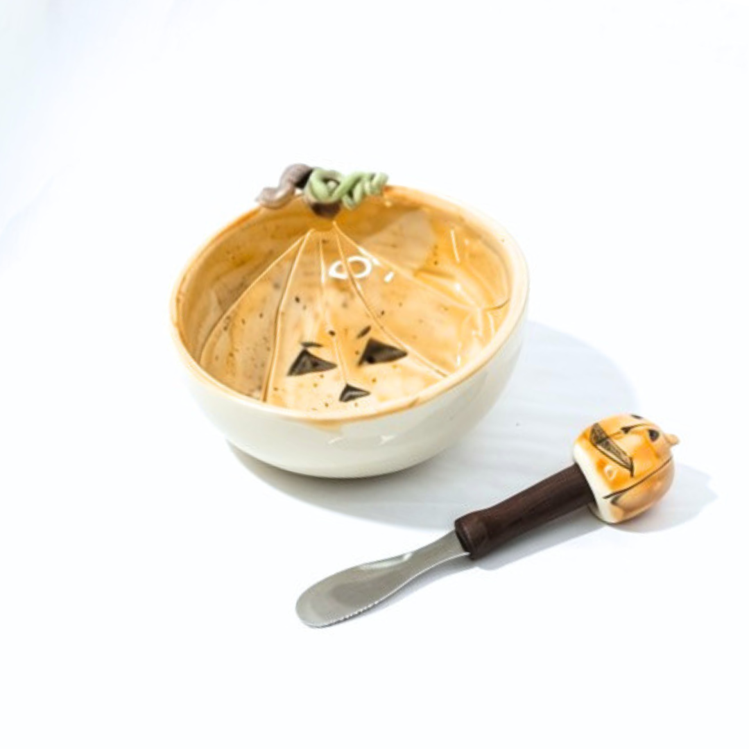 Pumpkin Dish & Spreader