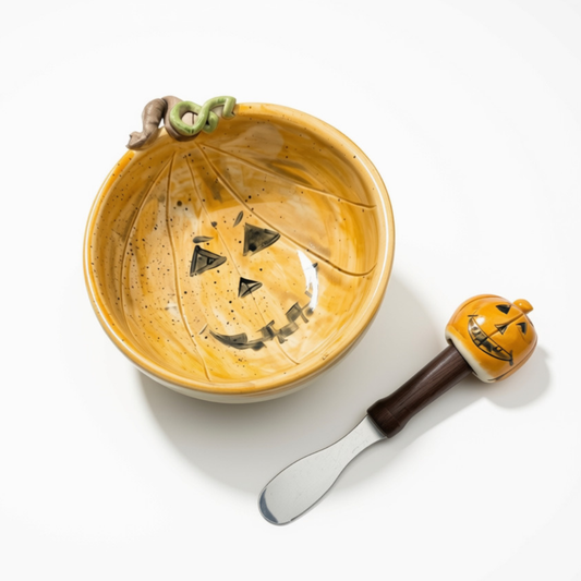 Pumpkin Dish & Spreader