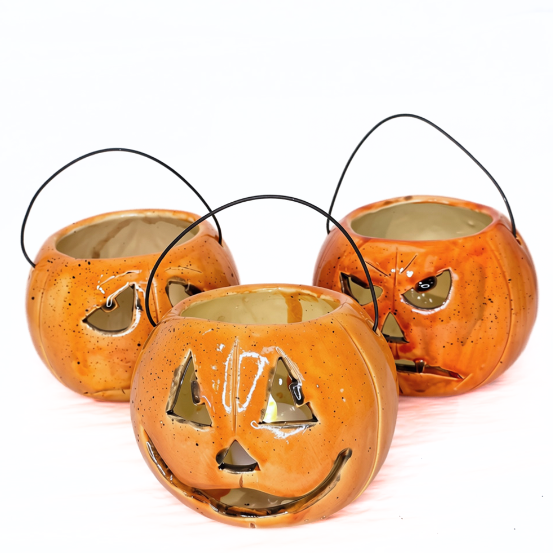 Jack-O-Lantern Votive Holder