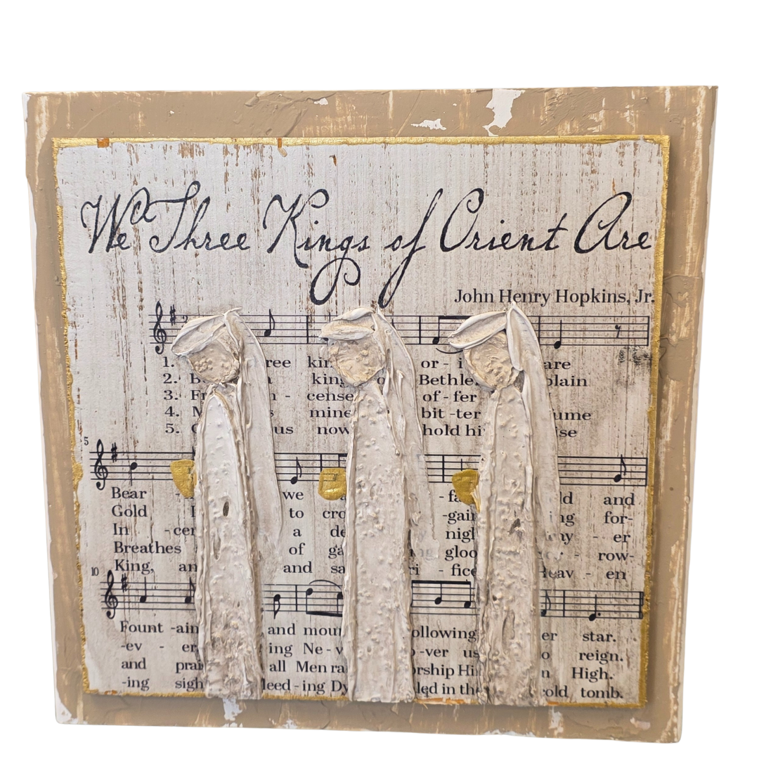 Sheet Music Art-Three Kings